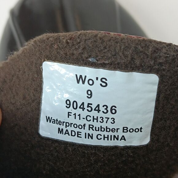 Sperry Top Sider Women's 9 Brown Low Booties Duck boots Waterproof Plaid - Picture 7 of 12